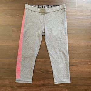Women’s Under Armour Gray Capris
